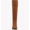 imageJuliet Holy Womens Knee High Boots Round Toe Chunky Block Heels Suede Fashion Winter BootiesBrown