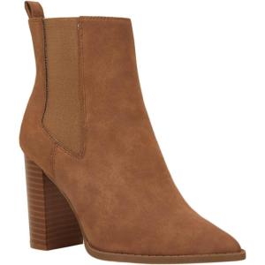 imageJuliet Holy Womens Pointed Toe Ankle Boots High Stacked Block Heel Slip On Elastic Fashion Chelsea Booties