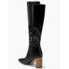imageJuliet Holy Womens Knee High Boots Stacked Block Heel Pointed Toe Riding Boot ShoesBlack