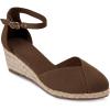 image:imageJuliet Holy Womens Espadrilles Sandals Closed Toe Platform Ankle Strap Casual Summer WedgesStyle 1 Coffee