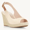 image:imageJuliet Holy Womens Wedge Sandals Peep Toe Espadrilles Platform Ankle Strap Slingback Comfort Summer Dressy ShoesBeige