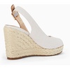 image:imageJuliet Holy Womens Wedge Sandals Peep Toe Espadrilles Platform Ankle Strap Slingback Comfort Summer Dressy ShoesCreamywhite