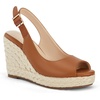 image:imageJuliet Holy Womens Wedge Sandals Peep Toe Espadrilles Platform Ankle Strap Slingback Comfort Summer Dressy ShoesLight Brown