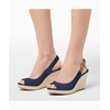 image:imageJuliet Holy Womens Wedge Sandals Peep Toe Espadrilles Platform Ankle Strap Slingback Comfort Summer Dressy ShoesNavy