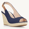 image:imageJuliet Holy Womens Wedge Sandals Peep Toe Espadrilles Platform Ankle Strap Slingback Comfort Summer Dressy ShoesNavy