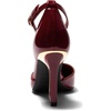 image:imageJuliet Holy Womens Pumps Point Closed Toe Heels Buckle Ankle Strap DOrsay Heeled SandalsBurgundy