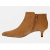 image:imageWomens Pointed Toe Ankle Boots Kitten Heels Faux Suede Booties Side Zipper Dress ShoesBrown Suede