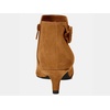image:imageWomens Pointed Toe Ankle Boots Kitten Heels Faux Suede Booties Side Zipper Dress ShoesBrown Suede