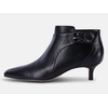image:imageWomens Pointed Toe Ankle Boots Kitten Heels Faux Suede Booties Side Zipper Dress ShoesCool Black