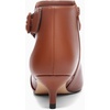 image:imageWomens Pointed Toe Ankle Boots Kitten Heels Faux Suede Booties Side Zipper Dress ShoesRed Brown Pu