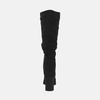 image:imageWomens Knee High Boots Chunky High Heel Square Toe Side Zipper Wide Calf BootBlack