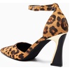 image:imageWomens Pumps Point Closed Toe High Heels Ankle Strap Heeled Sandals  Adjustable Buckle Strap Wedding Party Comfortable Dress Shoes Business CasualLeopard