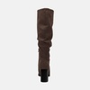 image:imageJuliet Holy Womens Knee High Boots Chunky High Heel Square Toe Side Zipper Wide Calf BootChocolate