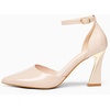 image:imageWomens Pumps Point Closed Toe High Heels Ankle Strap Heeled SandalsNude