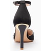 image:imageWomens Pumps Point Closed Toe High Heels Ankle Strap Heeled SandalsSatin Black