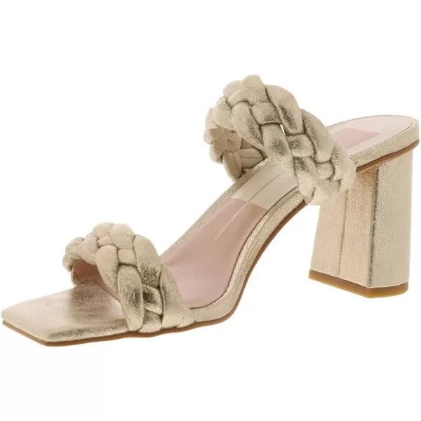 Light Gold Metallic Stella Suede