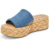 imageDolce Vita Womens Chavi Slide SandalBlue Denim
