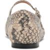 imageDolce Vita Womens Reyes Ballet FlatBlackWhite Snake Embossed