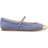 imageDolce Vita Womens Reyes Ballet FlatBluebell Suede