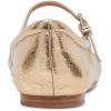 imageDolce Vita Womens Reyes Ballet FlatGold Distressed Leather