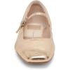 imageDolce Vita Womens Reyes Ballet FlatGold Distressed Leather