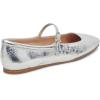 imageDolce Vita Womens Reyes Ballet FlatSilver Distressed Leather