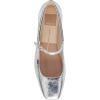 imageDolce Vita Womens Reyes Ballet FlatSilver Distressed Leather