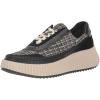 Black Multi Woven