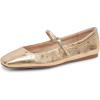 Gold Distressed Leather