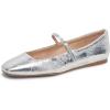 Silver Distressed Leather