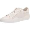 White Perforated Leather