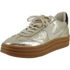 imageDolce Vita Womens Notice X SneakerPlatinum Distressed Leather