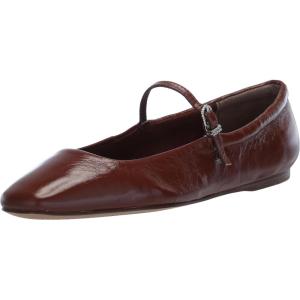 imageDolce Vita Womens Reyes Ballet FlatBrown Crinkle Patent