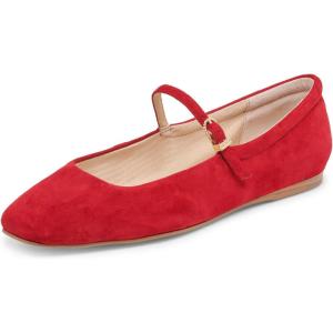 imageDolce Vita Womens Reyes Ballet FlatCrimson Suede