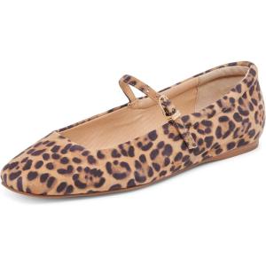 imageDolce Vita Womens Reyes Ballet FlatDk Leopard Suede