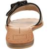 imageDolce Vita Womens Dasa Slide SandalBlackNatural Raffia