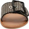 imageDolce Vita Womens Dasa Slide SandalBlackNatural Raffia
