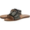 imageDolce Vita Womens Dasa Slide SandalBlackNatural Raffia