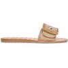 imageDolce Vita Womens Dasa Slide SandalWhiteNatural Raffia