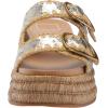 imageDolce Vita Womens Wanika SandalPlatinum Crackled Leather