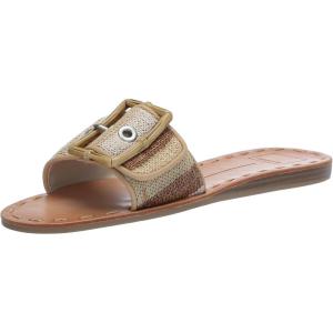 imageDolce Vita Womens Dasa Slide SandalTan Multi Raffia
