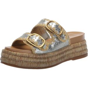 imageDolce Vita Womens Wanika SandalPlatinum Crackled Leather