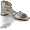 imageDolce Vita Womens BEV Braid Heeled SandalSilver
