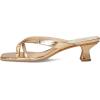 imageDolce Vita Womens Brevel Heeled SandalGold Distressed Leather