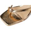 imageDolce Vita Womens Brevel Heeled SandalGold Distressed Leather