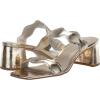 imageDolce Vita Womens Ilva Mid Heeled SandalGold Distressed Leather