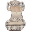 imageDolce Vita Womens Ilva Mid Heeled SandalGreyWhite Embossed Leather