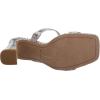 imageDolce Vita Womens Ilva Mid Heeled SandalGreyWhite Embossed Leather