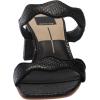 imageDolce Vita Womens Ilva Mid Heeled SandalOnyx Embossed Leather