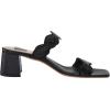 imageDolce Vita Womens Ilva Mid Heeled SandalOnyx Embossed Leather